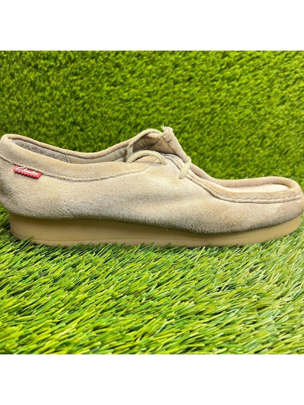 Clarks Padmora Womens Size 9 Brown Casual Outdoor Suede Lace Up Moccasin Shoes